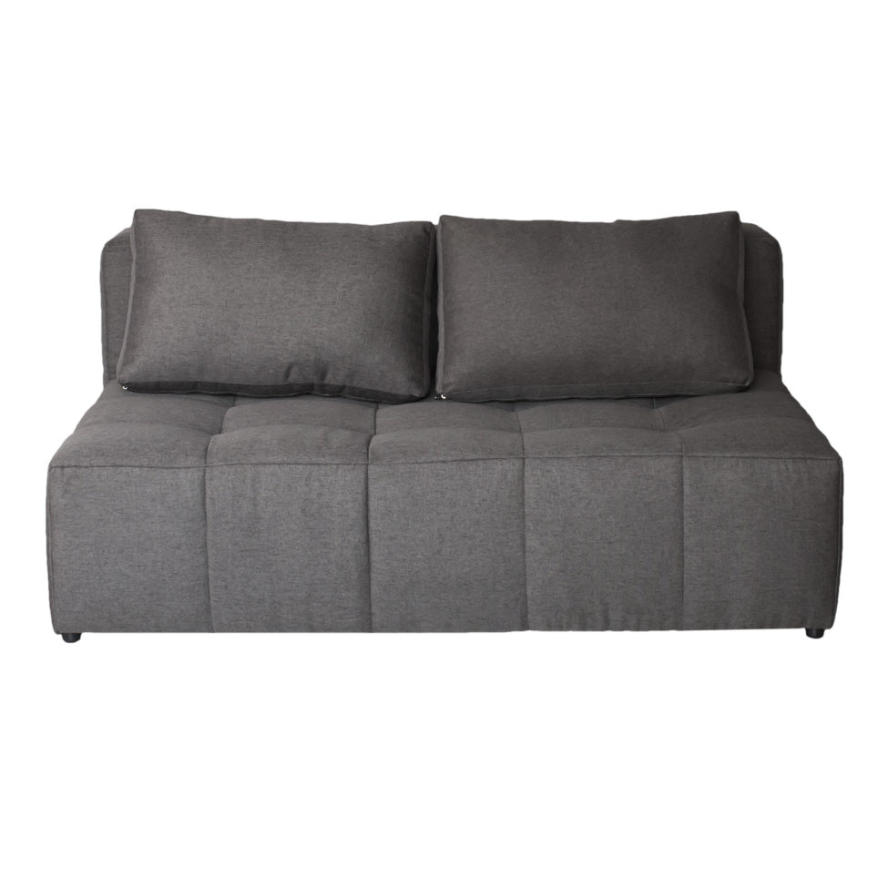 [COMPRE 1, LEVE 2]  Sofá 2 Lugares Modular Soho Linho + 2 Almofadas Encosto Oxford