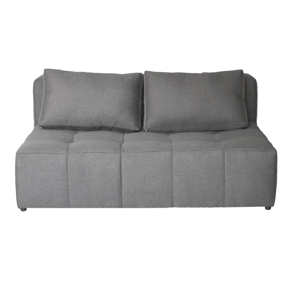 [COMPRE 1, LEVE 2]  Sofá 2 Lugares Modular Soho Linho + 2 Almofadas Encosto Oxford