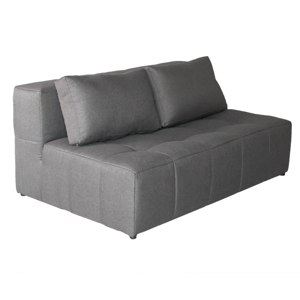 [COMPRE 1, LEVE 2]  Sofá 2 Lugares Modular Soho Linho + 2 Almofadas Encosto Oxford